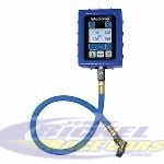 DIGITAL MEMORY AIR PRESSURE GAUGE W/ANG CHUCK (150.00PSI)